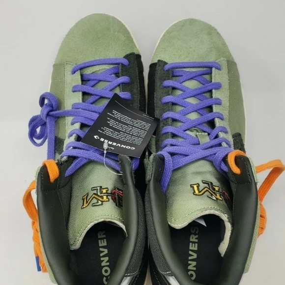 Converse Pro Leather Mid BHM Men Sz 8 Green Sequoia 168273C Black History Month - Picture 10 of 12